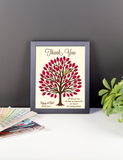 Tree Parents Gift, Thank you, Wedding, Poster, Print, Framed or Canvas wedding art - INKtropolis