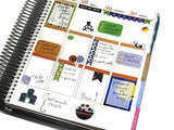 Monthly Planner Stickers Rainbow Laptop Blog Vlog Stickers Planner Labels Compatible with Erin Condren Life Planner - 78 Stickers planner sticker - INKtropolis
