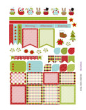 Monthly Planner Stickers Holiday Christmas Sampler 4 Planner Labels Fits Erin Condren Life Planner planner sticker - INKtropolis