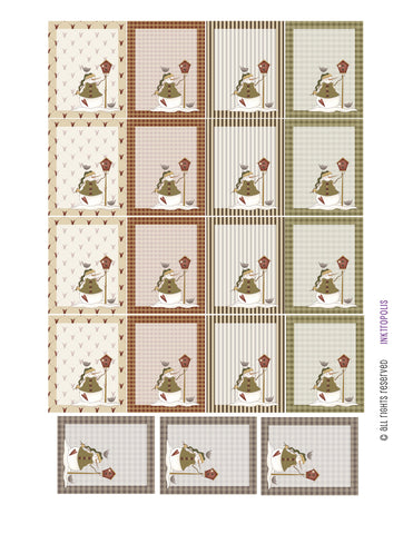Monthly Planner Stickers Country Winter Full Box Sampler 2 Planner Labels Fits Erin Condren Life Planner