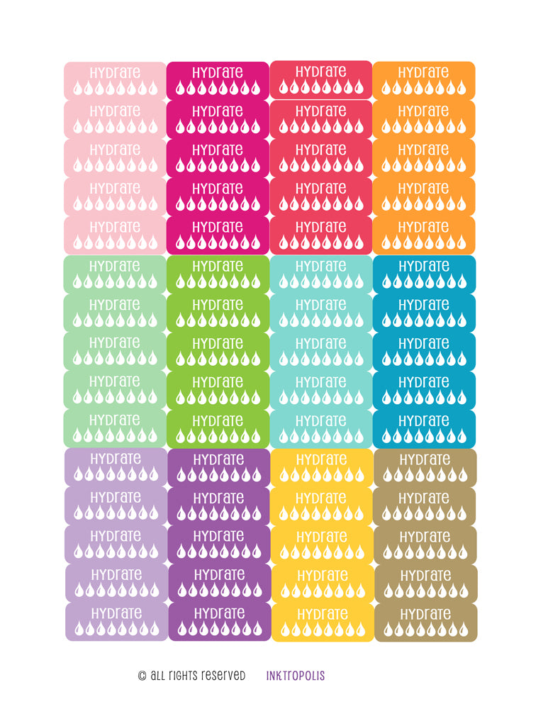 Monthly Planner Stickers Rainbow Hydrate Stickers Planner Labels Compa – INKtropolis monthly-planner-stickers-rainbow-hydrate-stickers-planner-labels-compa-inktropolis
