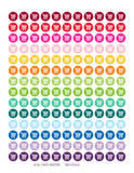 Monthly Planner Stickers Shopping Cart Stickers Planner Labels Compatible Erin Condren Vertical Life Planner planner sticker - INKtropolis