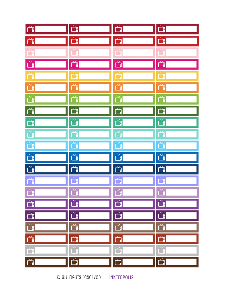Monthly Planner Stickers Rainbow Television Tv Stickers Planner Labels – INKtropolis monthly-planner-stickers-rainbow-television-tv-stickers-planner-labels-inktropolis
