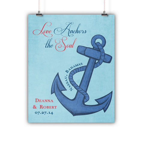Anchor Wedding Art - Wedding Gifts For Couples