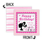 Personalized Doll Birthday Gift Tags