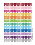 Monthly Planner Stickers Bill Due Flag Stickers Planner Labels Compatible with Erin Condren Vertical Life Planner planner sticker - INKtropolis