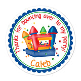 Bounce House Personalized Sticker Birthday Stickers - INKtropolis