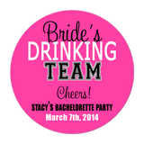 Brides Drinking Team Personalized Sticker Wedding Stickers - INKtropolis