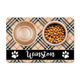 Personalized Pet Food Placemat - Luxury Designer