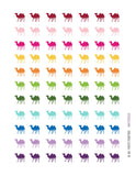 Monthly Planner Stickers Rainbow Camel Hump Day Stickers Planner Labels Compatible with Erin Condren Life Planner - 77 Stickers planner sticker - INKtropolis