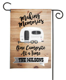 Personalized Camping Flag - Retro Camper