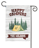 Personalized Camping Flag - Happy Campers - Camping Tent