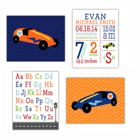 Car Nursery Wall Art