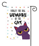 personalized funny cat garden flag