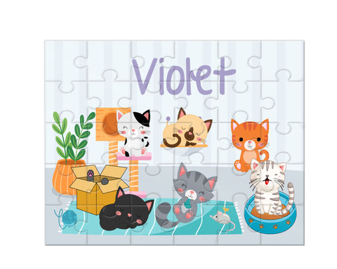 Personalized Cat Jigsaw Puzzle