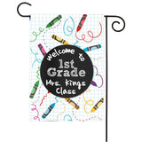 personalized classroom decoration teacher flag