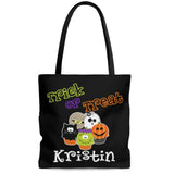 personalized halloween cupcakes trick or treat bag