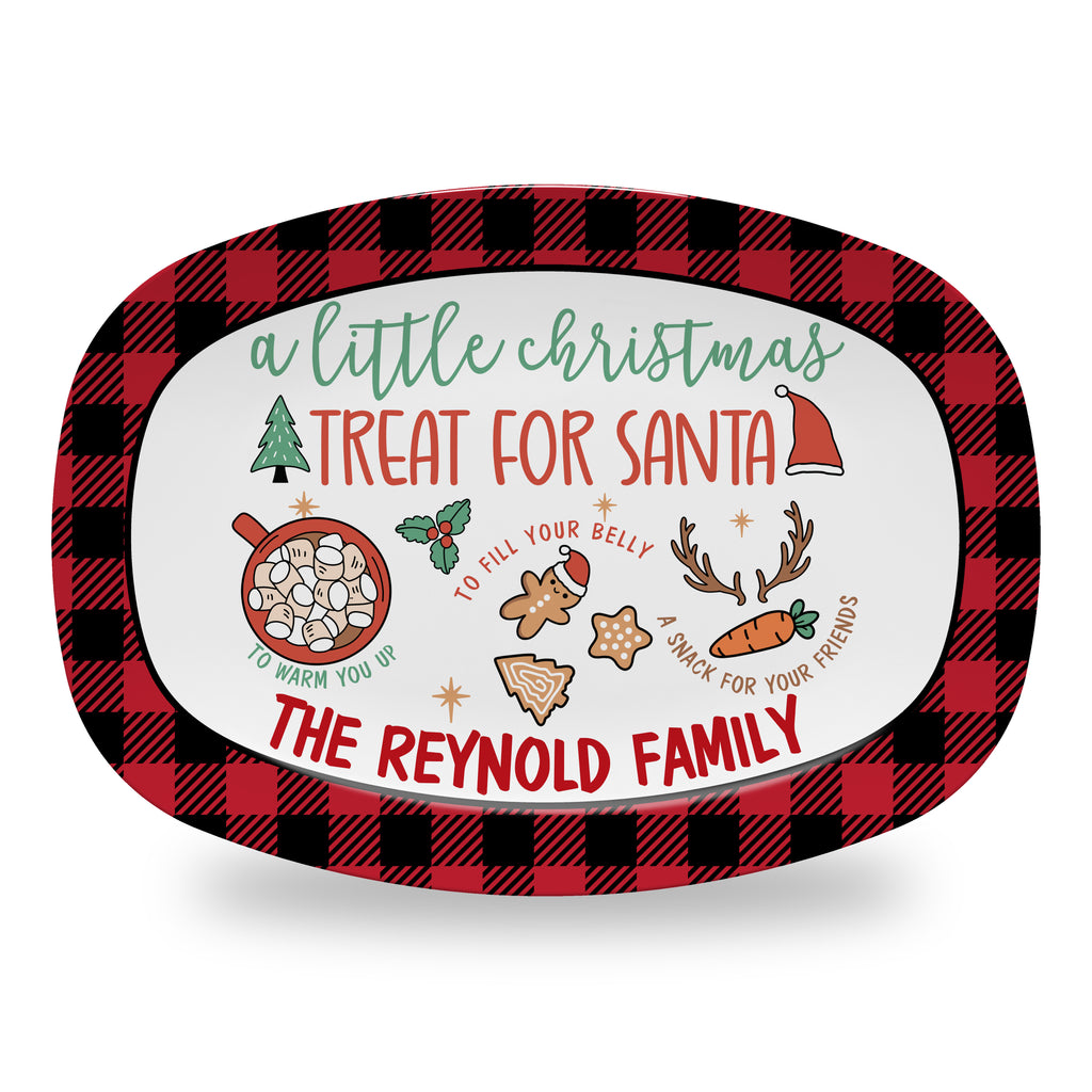 Personalized Dear Santa Platter, Serving Tray
