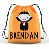 personalized halloween dracula vampire trick or treat bag