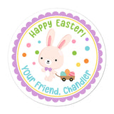 Easter Bunny Personalized Easter Sticker