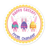 Easter Eggs Personalized Easter Sticker