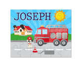 Personalized Firetruck Jigsaw Puzzle