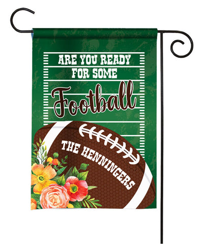 Personalized Garden Flag - Football Season