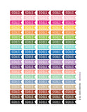 Monthly Planner Stickers Goals Flag Stickers Planner Labels Erin Condren Planner Happy Planner planner sticker - INKtropolis