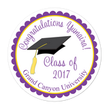 Graduation Cap Personalized Sticker Miscellaneous Stickers - INKtropolis