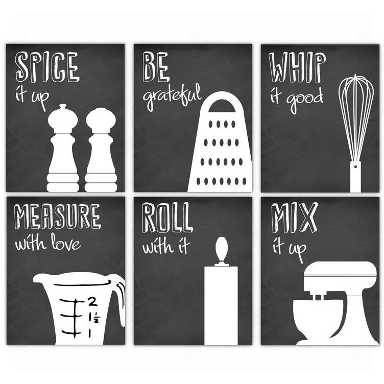 Funny Chalkboard Cooking Sayings Kitchen Wall Art – INKtropolis