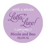 Whole Lotto Love Personalized Sticker Wedding Stickers - INKtropolis