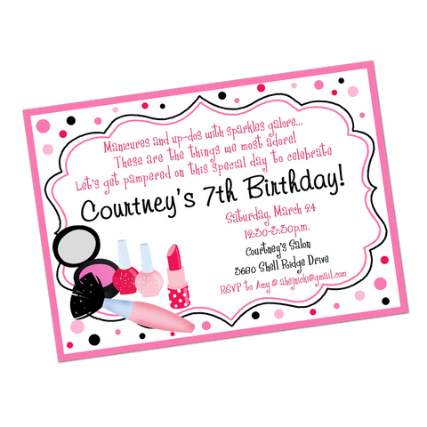 Digital Printable Birthday Invitations INKtropolis