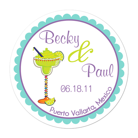 Margarita Personalized Sticker
