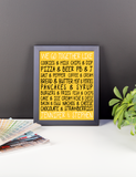 Couples Gift, Boyfriend, Girlfriend, Engagement, Wedding, We Go Together Like, Poster, Print Framed or Canvas wedding art - INKtropolis