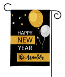 personalized new year balloons yard flag