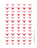 Monthly Planner Stickers Panty Underwear Period Tracker Stickers Planner Labels Compatible with Erin Condren Life Planner - 65 Stickers planner sticker - INKtropolis