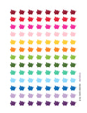 Monthly Planner Stickers Rainbow Piggy Bank Stickers Planner Labels Compatible with Erin Condren Vertical Life Planner - 104 Stickers planner sticker - INKtropolis