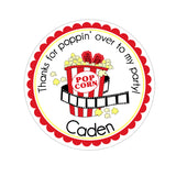 Movie Theater Personalized Sticker Birthday Stickers - INKtropolis