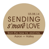 Smore Love Personalized Sticker Wedding Stickers - INKtropolis