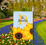 Personalized Garden Flag - Sunflowers