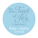 For Your Tears of Joy Personalized Sticker Wedding Stickers - INKtropolis