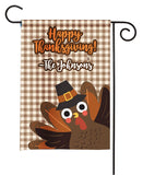 personalized thanksgiving garden flag