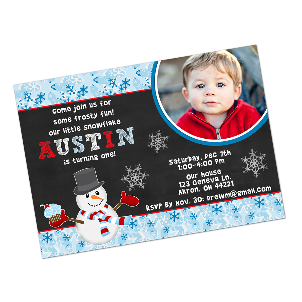 Snowman Invitations Snowman Invitations