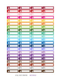 Monthly Planner Stickers Rainbow Yoga Fitness Stickers Planner Labels Compatible with Erin Condren Vertical Life Planner planner sticker - INKtropolis